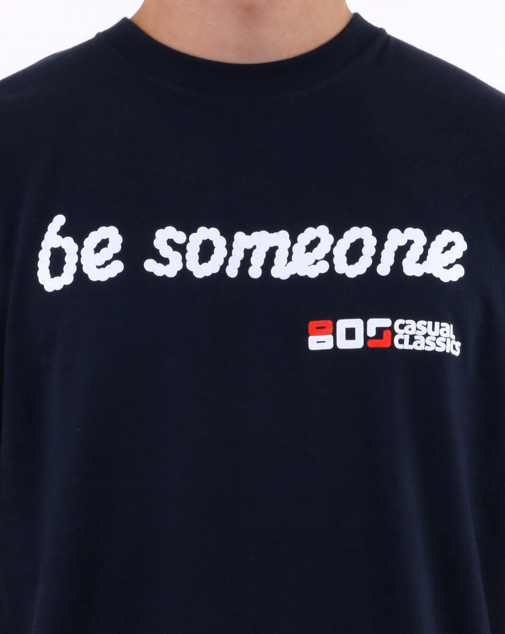 80s Casual Classics Be Someone T-shirt Navy - Image 3