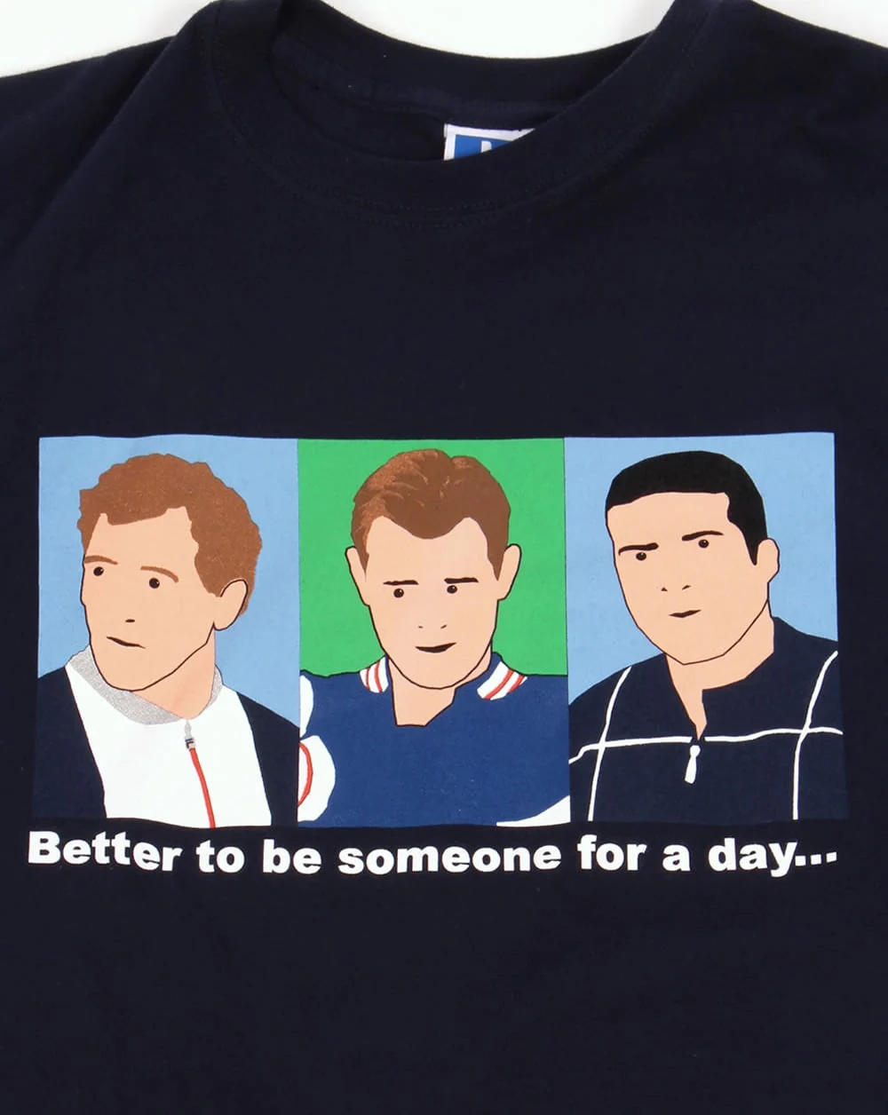 80s Casual Classics Business Trio T-shirt Navy Blue