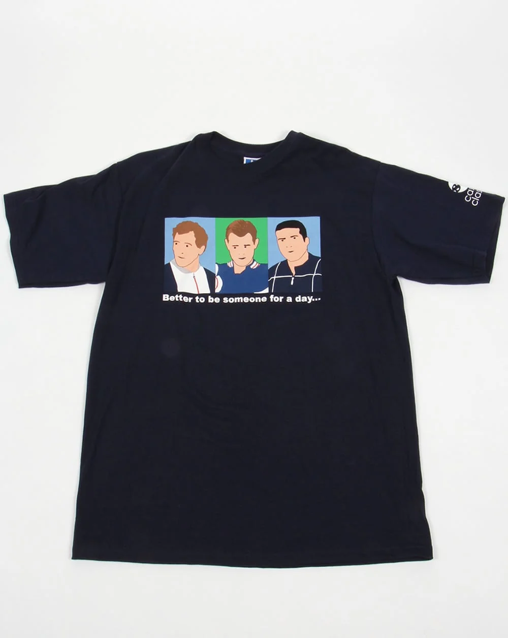 80s Casual Classics Business Trio T-shirt Navy Blue - Image 2