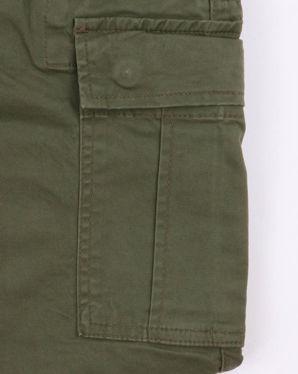 80s Casual Classics Cargo Trousers Army - Image 2