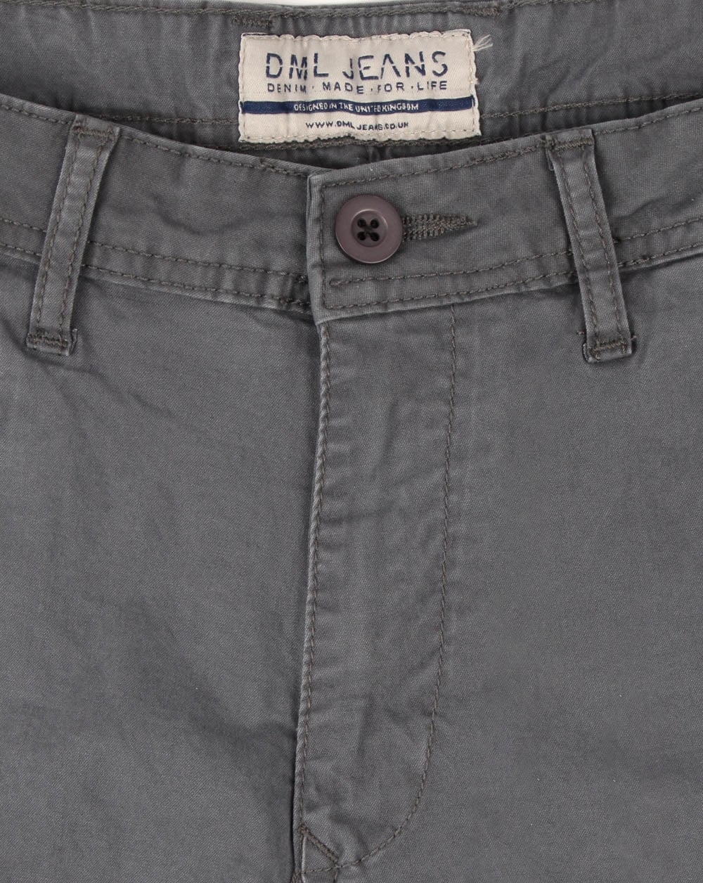 80s Casual Classics Chino Shorts Grey - Image 2
