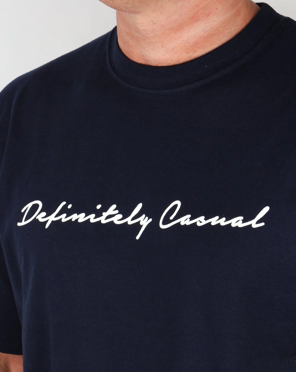 80s Casual Classics Definitely Casual T-shirt Navy - Image 2