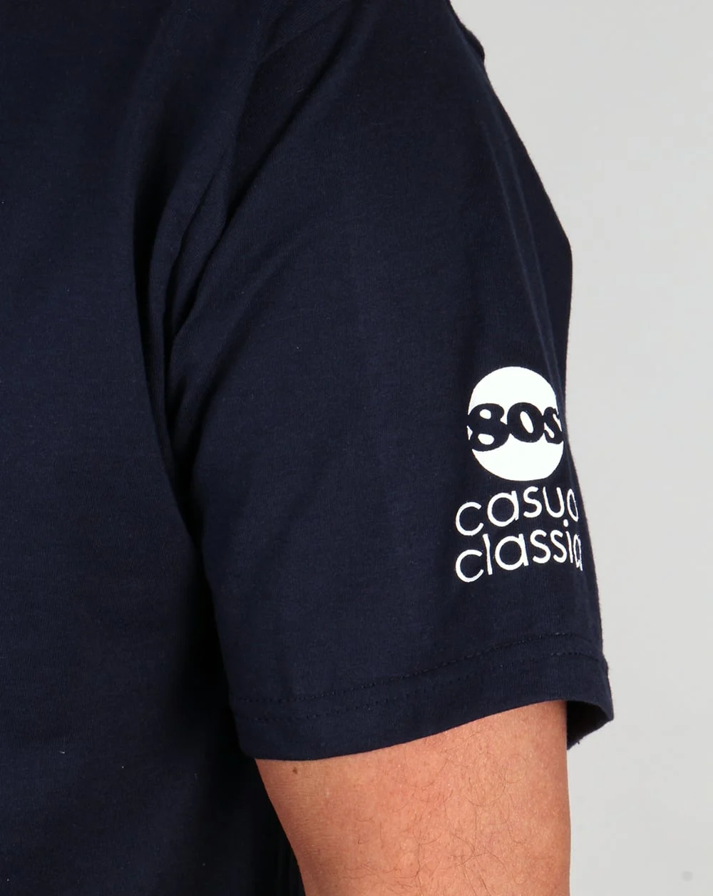 80s Casual Classics Definitely Casual T-shirt Navy - Image 3