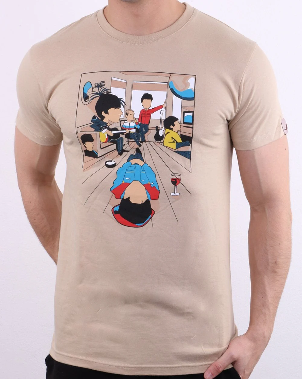 80s Casual Classics Definitely Minty T-shirt Sand - Image 2