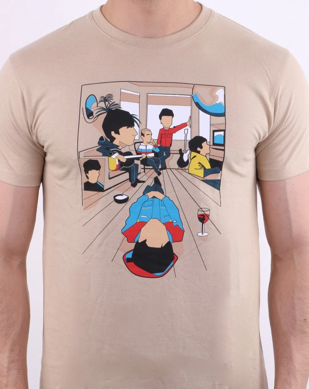 80s Casual Classics Definitely Minty T-shirt Sand - Image 3