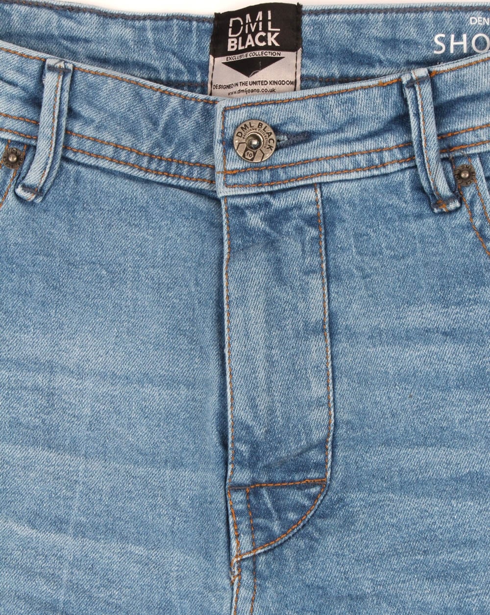 80s Casual Classics Denim Shorts Light Wash - Image 2
