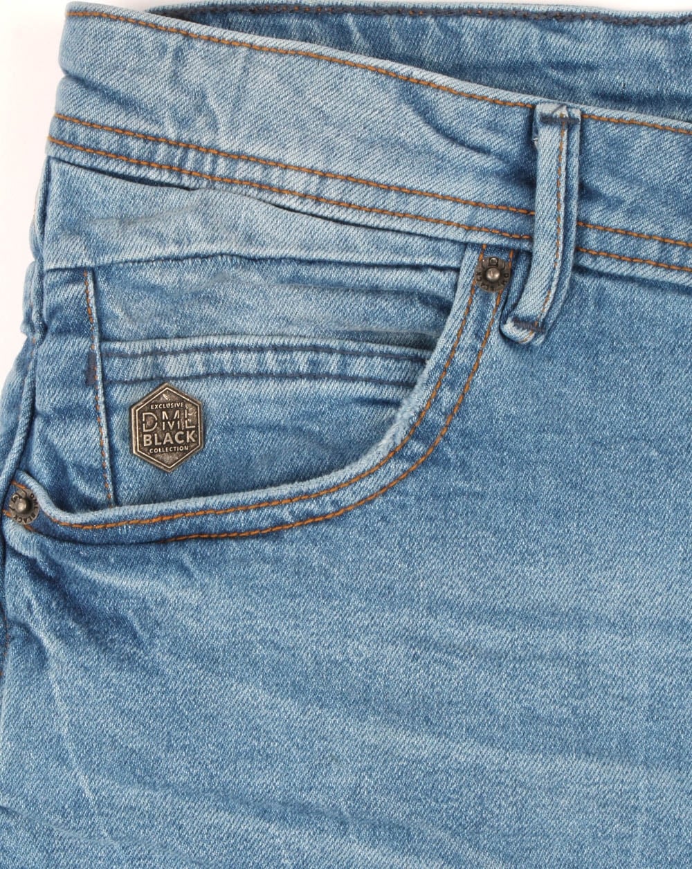 80s Casual Classics Denim Shorts Light Wash - Image 3