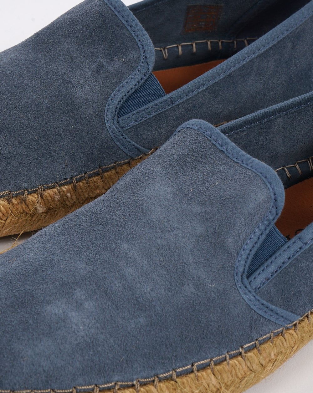 80s Casual Classics Ibiza Suede Espadrilles Denim Blue - Image 2