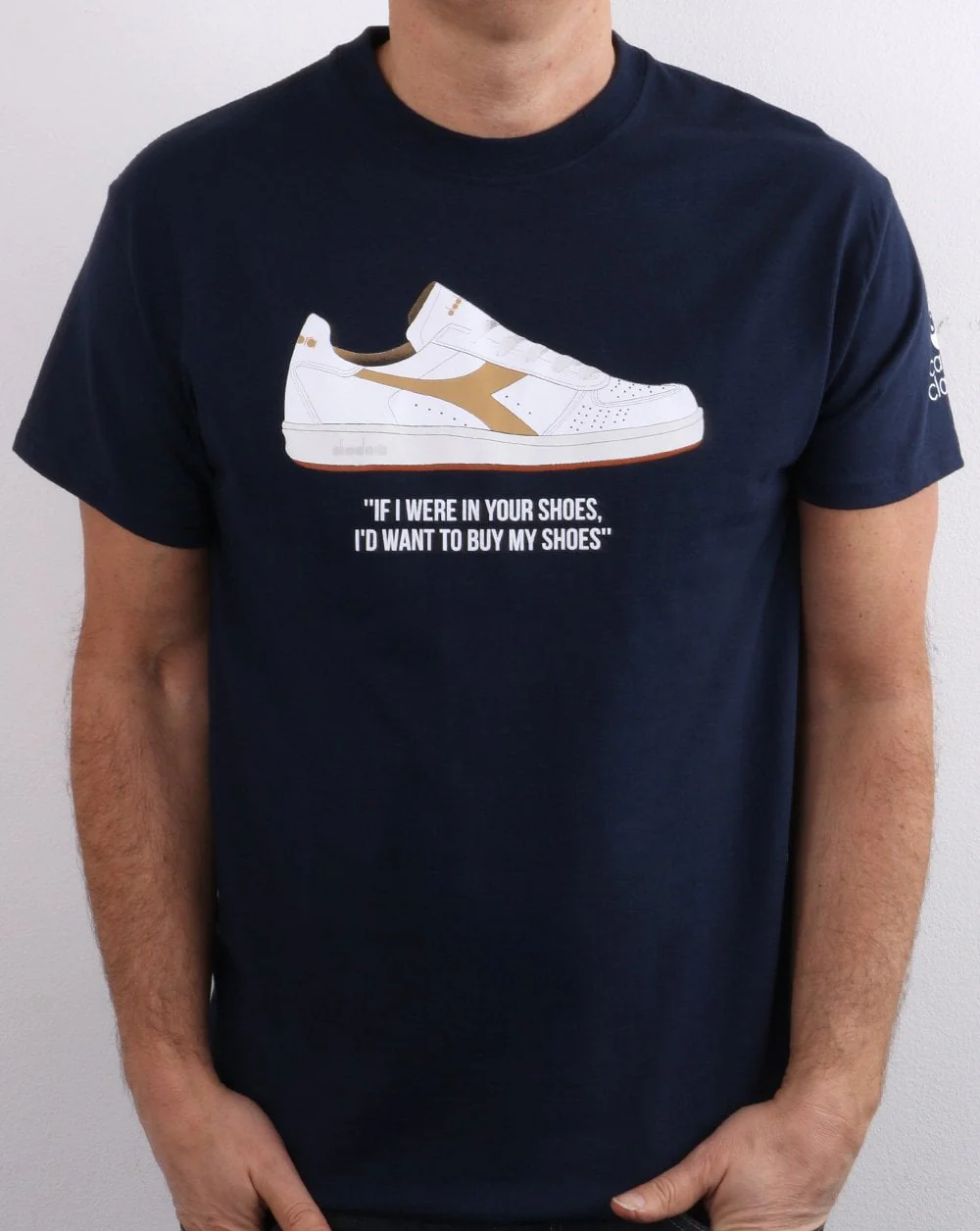80s Casual Classics If I Were In Your Shoes T-shirt Navy