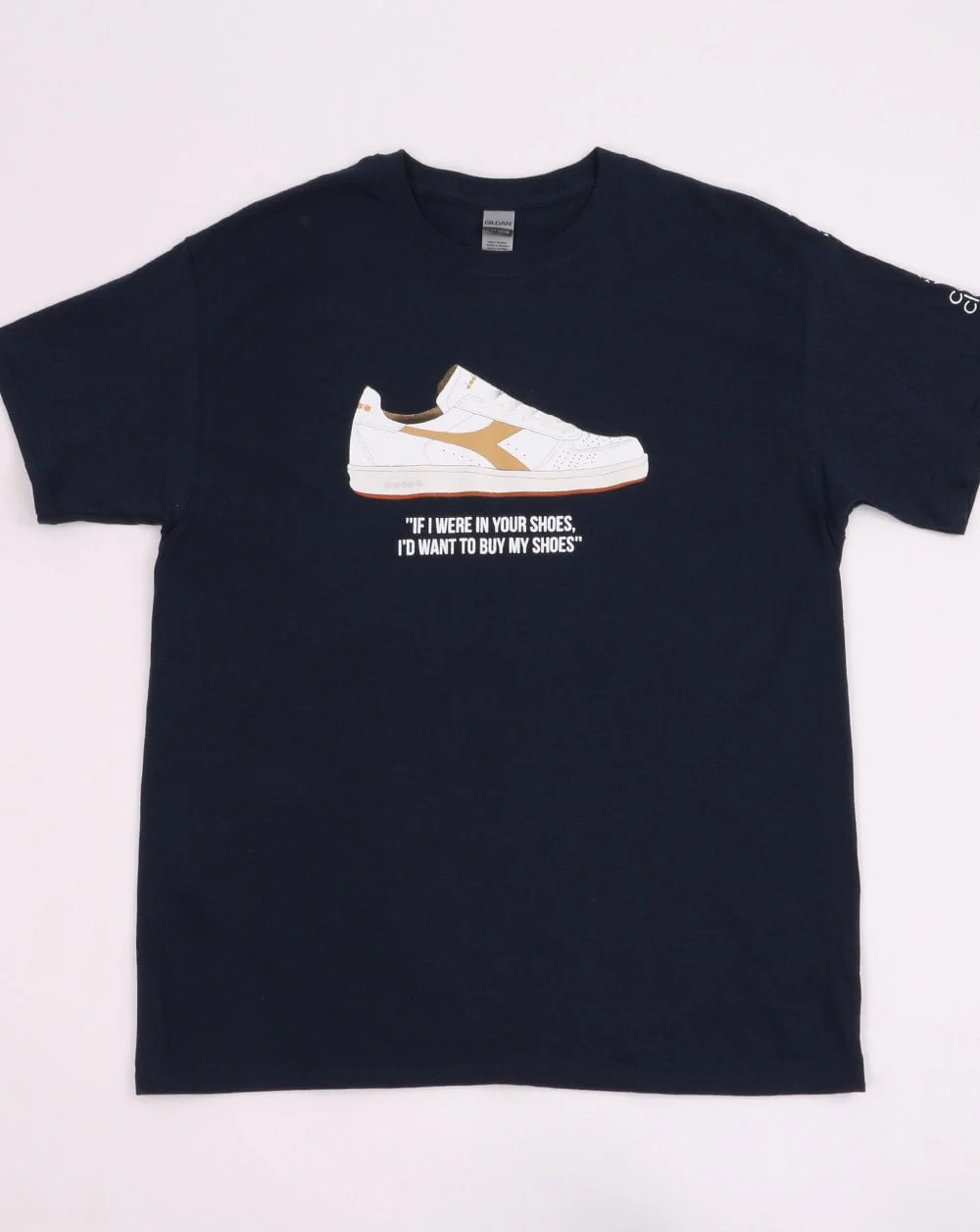 80s Casual Classics If I Were In Your Shoes T-shirt Navy - Image 3