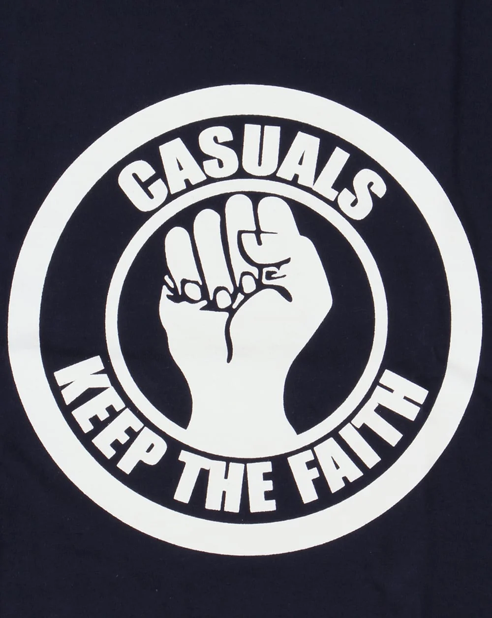 80s Casual Classics Keep The Faith T-shirt Navy