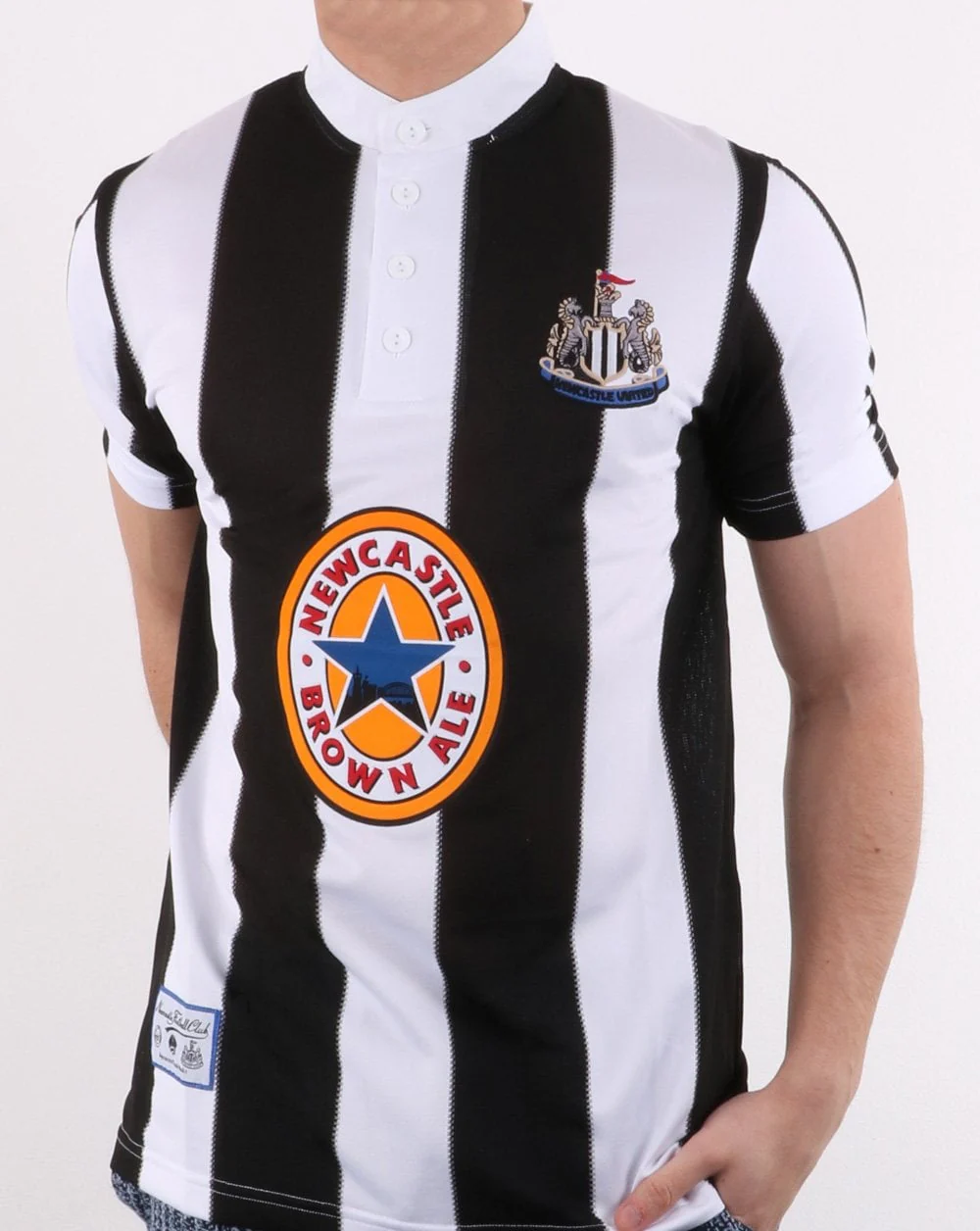80s Casual Classics Newcastle United 1996 Py Shirt White/black - Image 2