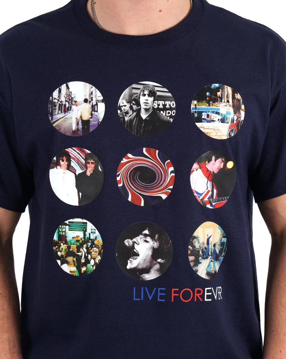 80s Casual Classics O Life T Shirt Navy - Image 2