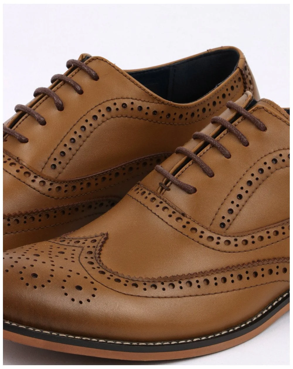 80s Casual Classics Oxford Brogues Tan - Image 4