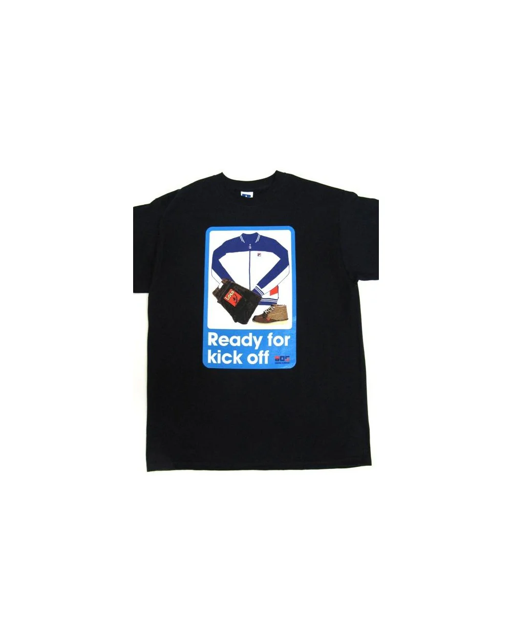 80s Casual Classics Ready For Kick Off T-shirt Navy - Image 2