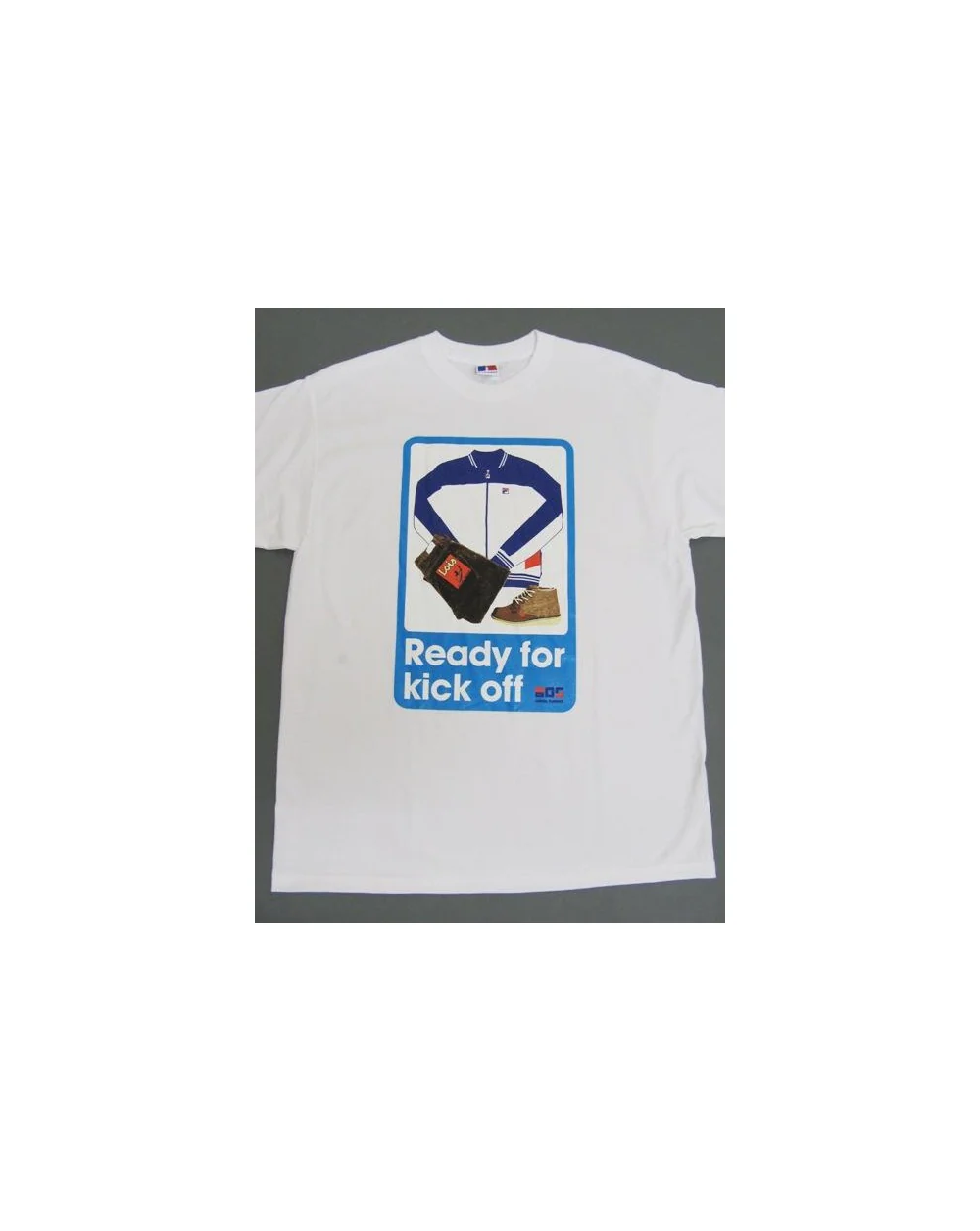 80s Casual Classics Ready For Kick Off T-shirt White - Image 2