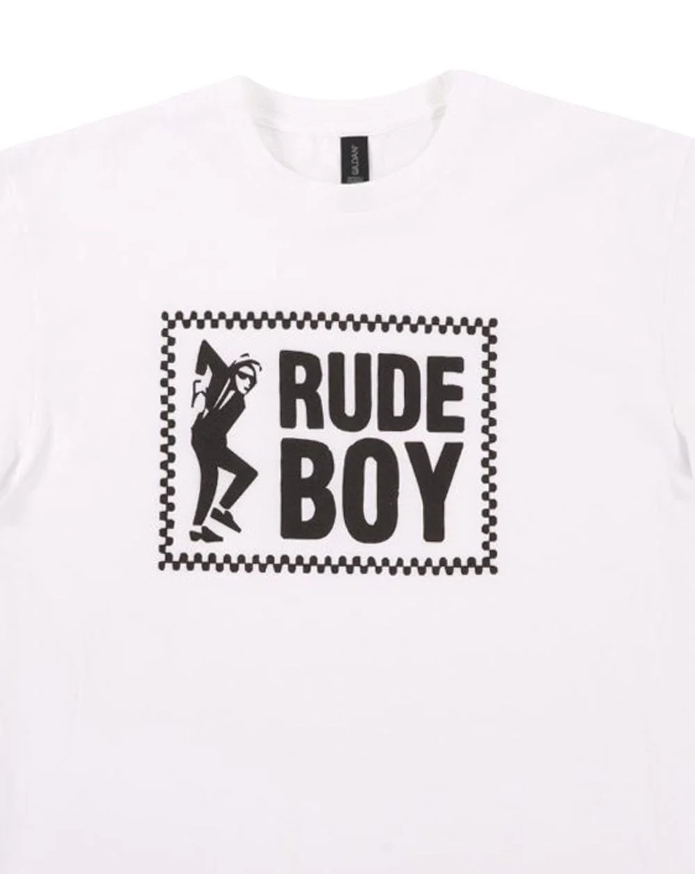 80s Casual Classics Rude Boy T Shirt White - Image 2