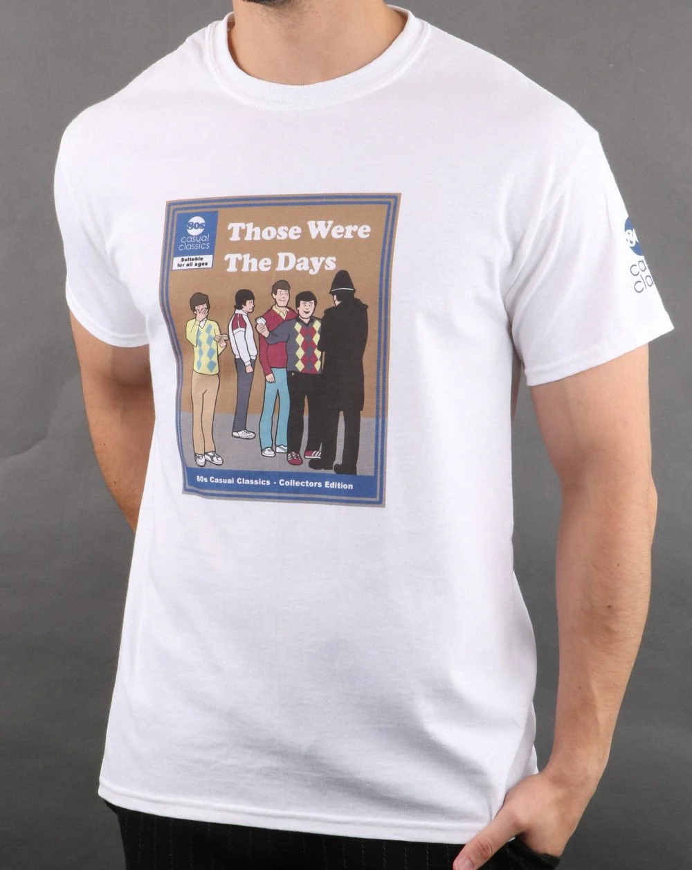 80s Casual Classics Those Were The Days T Shirt White - Image 2
