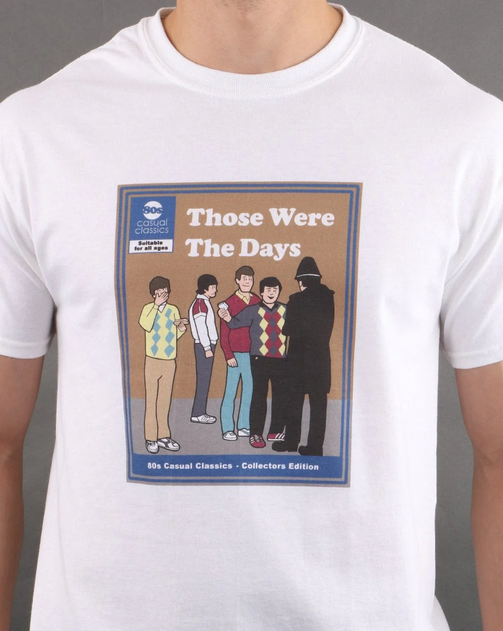 80s Casual Classics Those Were The Days T Shirt White - Image 3