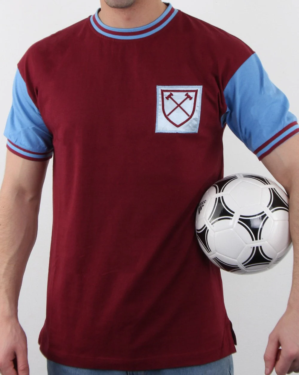 80s Casual Classics West Ham 1966 Shirt Claret - Image 3
