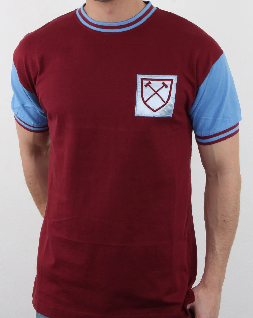 80s Casual Classics West Ham 1966 Shirt Claret - Image 4