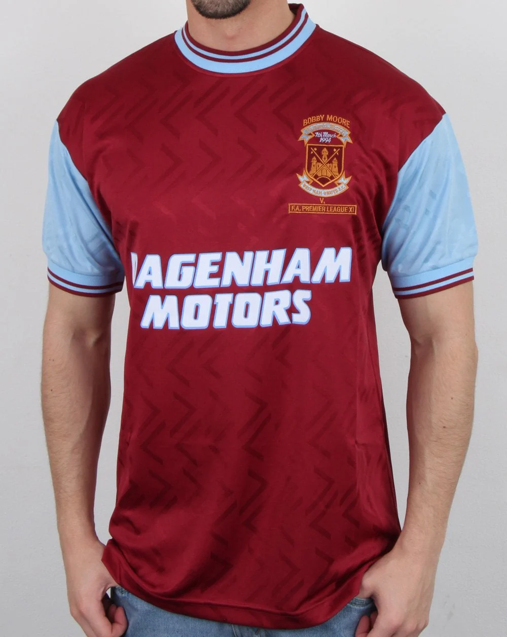 80s Casual Classics West Ham 1994 Shirt Claret