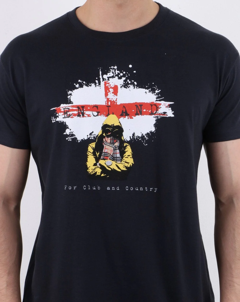 80s Casuals For Club And Country T-shirt Navy - Image 3