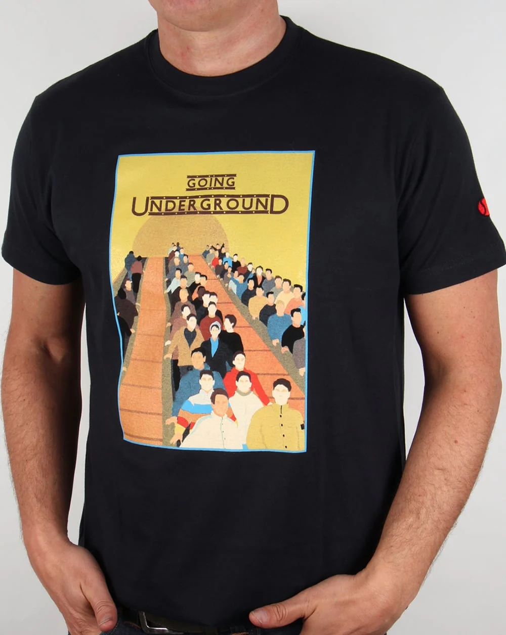 80s Casuals Going Underground T-shirt Dark Navy