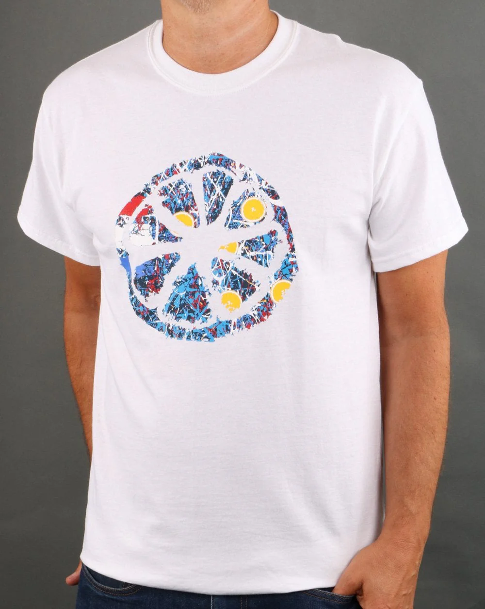 80s Casuals - Jackson Roses No.5 T-shirt White - Image 2