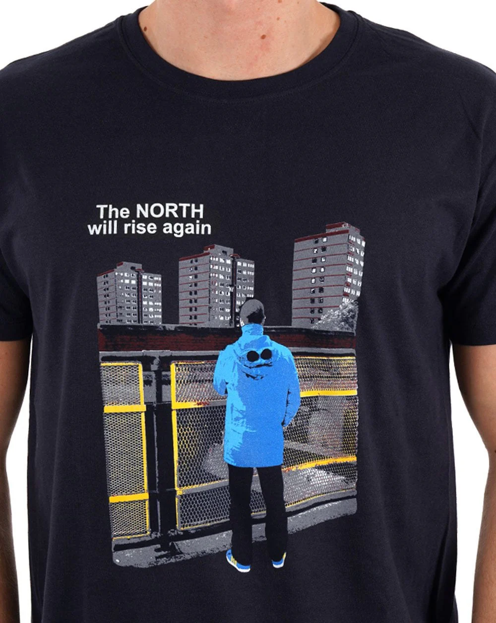 80s Casuals North Will Rise T-shirt Navy - Image 2