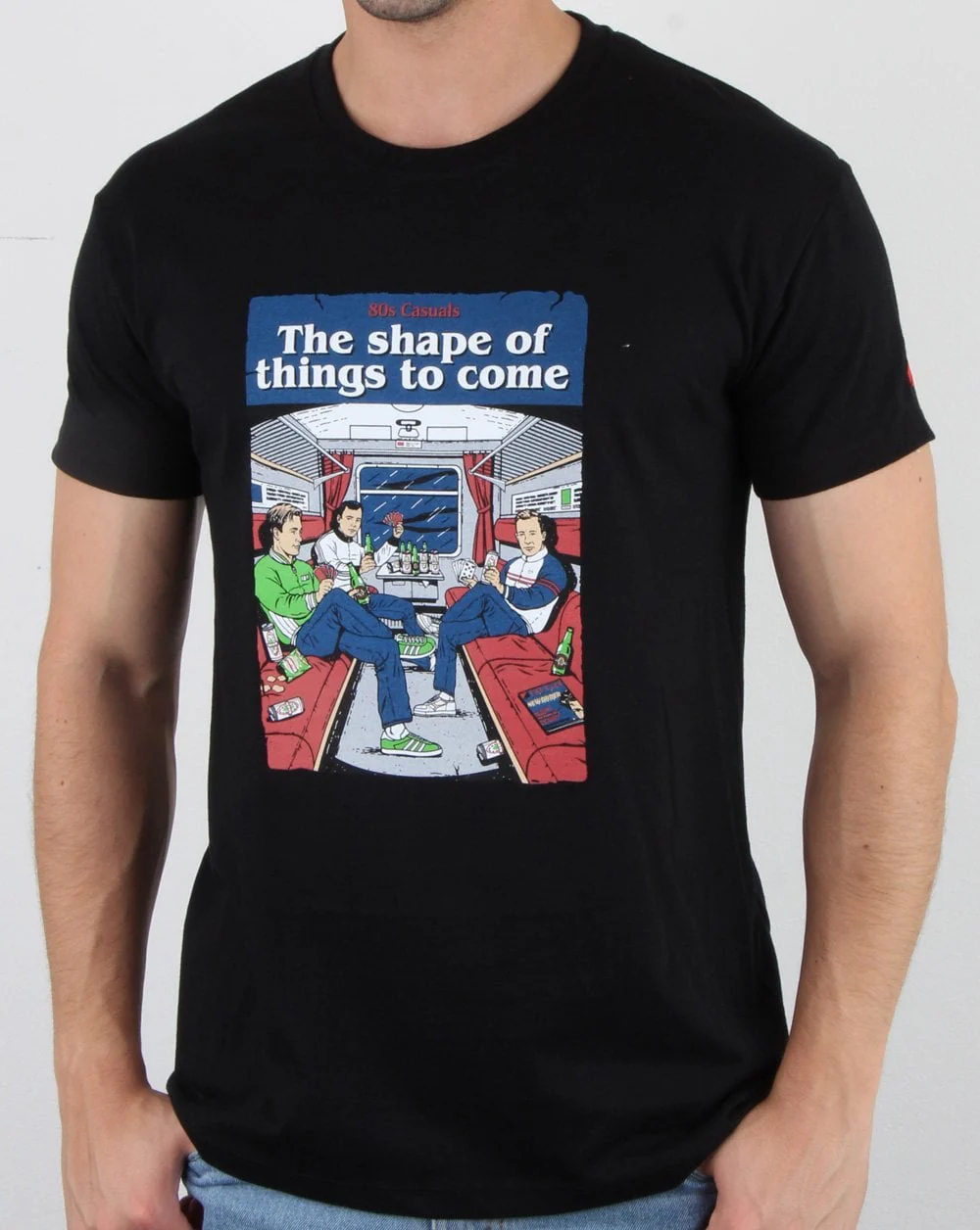 80s Casuals Shape Of Things To Come T-shirt Black
