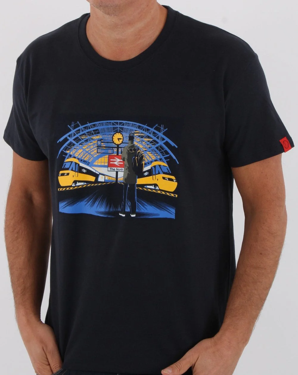 80s Casuals Station Approach T-shirt Navy