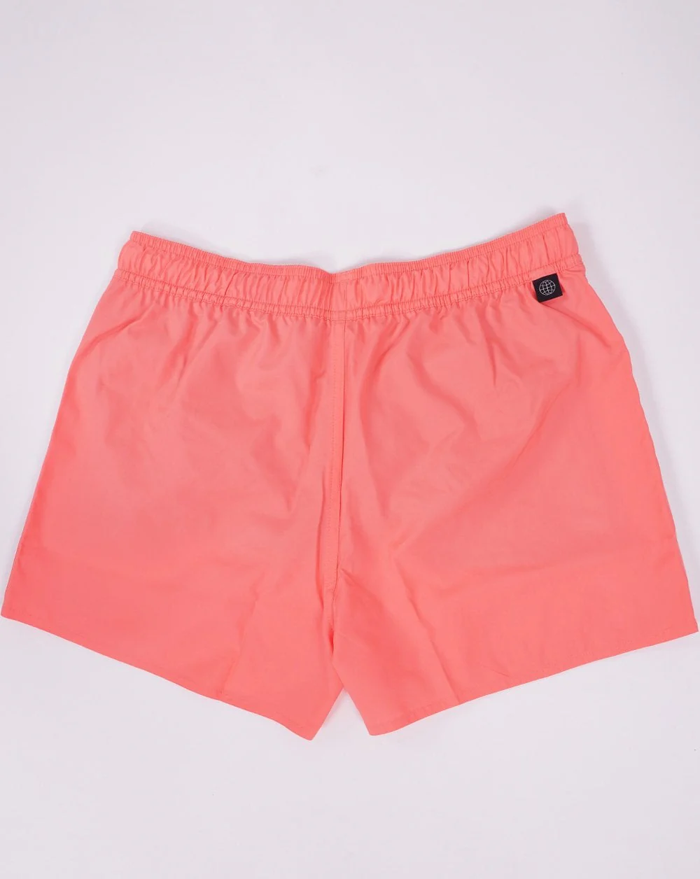 Adidas 3 Stripes CLX Swim Shorts Coral - Image 3