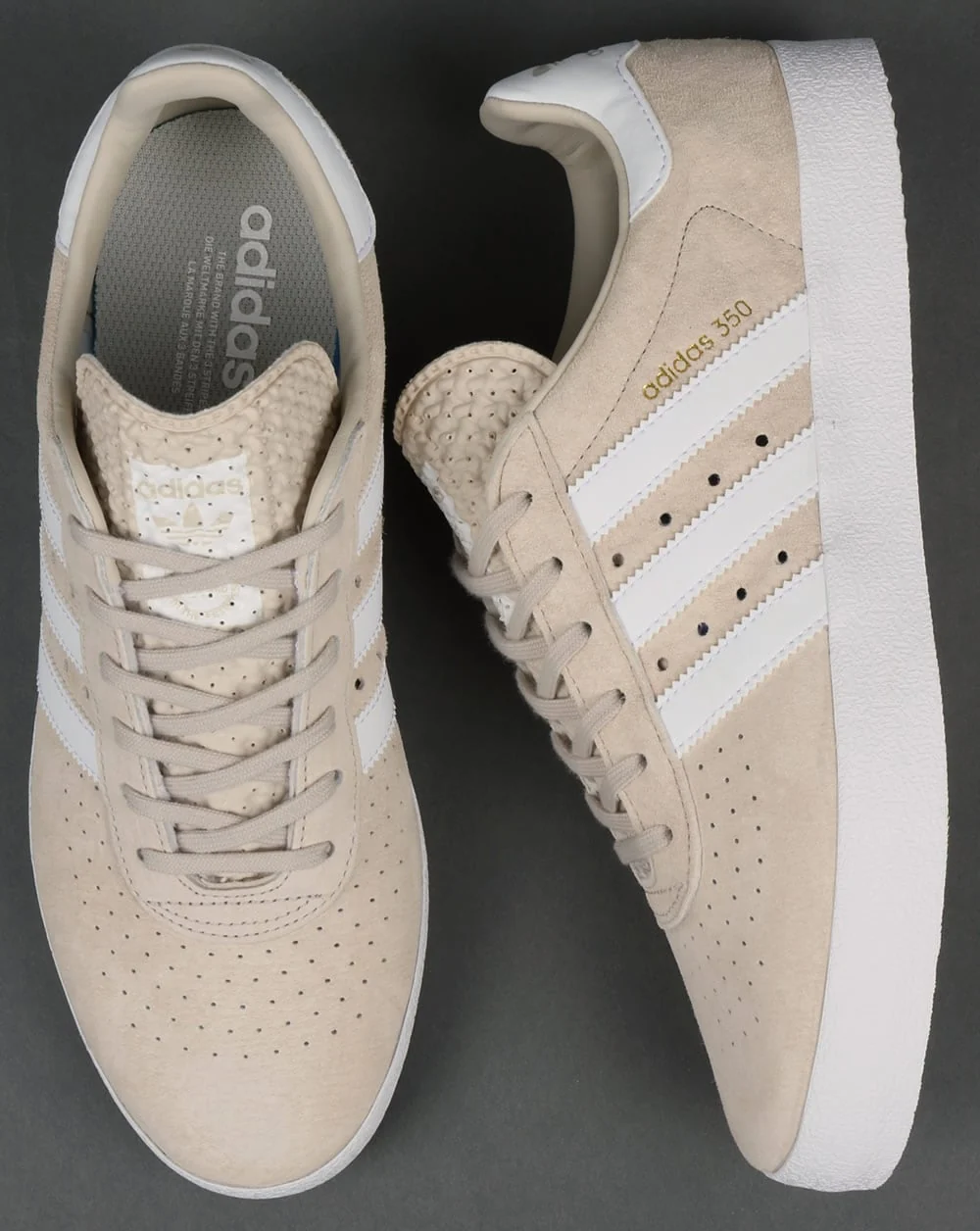 Adidas 350 Trainers Off White - Image 2