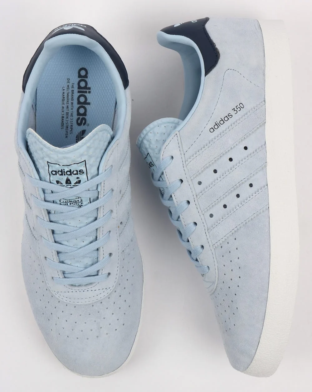 Adidas 350 Trainers Sky Blue - Image 2