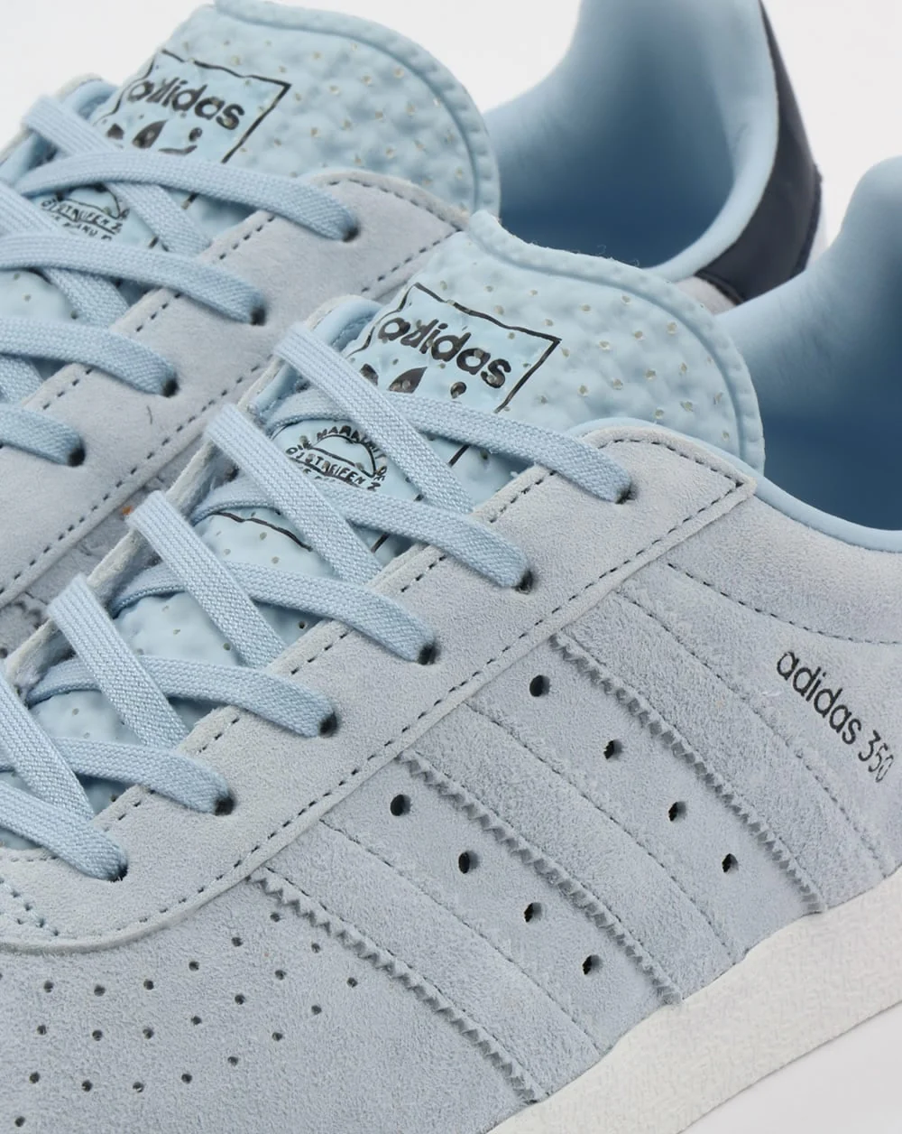 Adidas 350 Trainers Sky Blue - Image 4