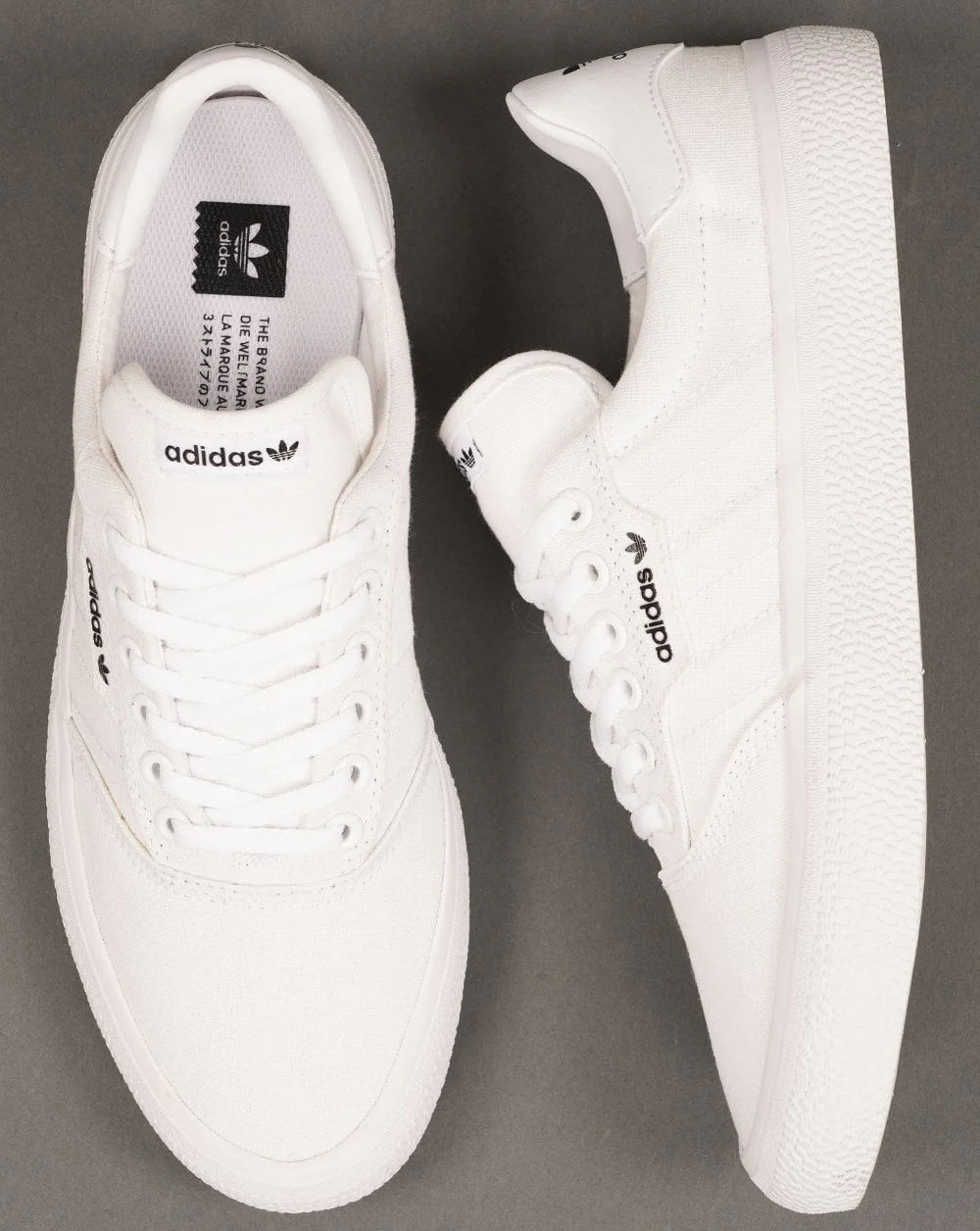 Adidas 3MC Trainers White/White - Image 4