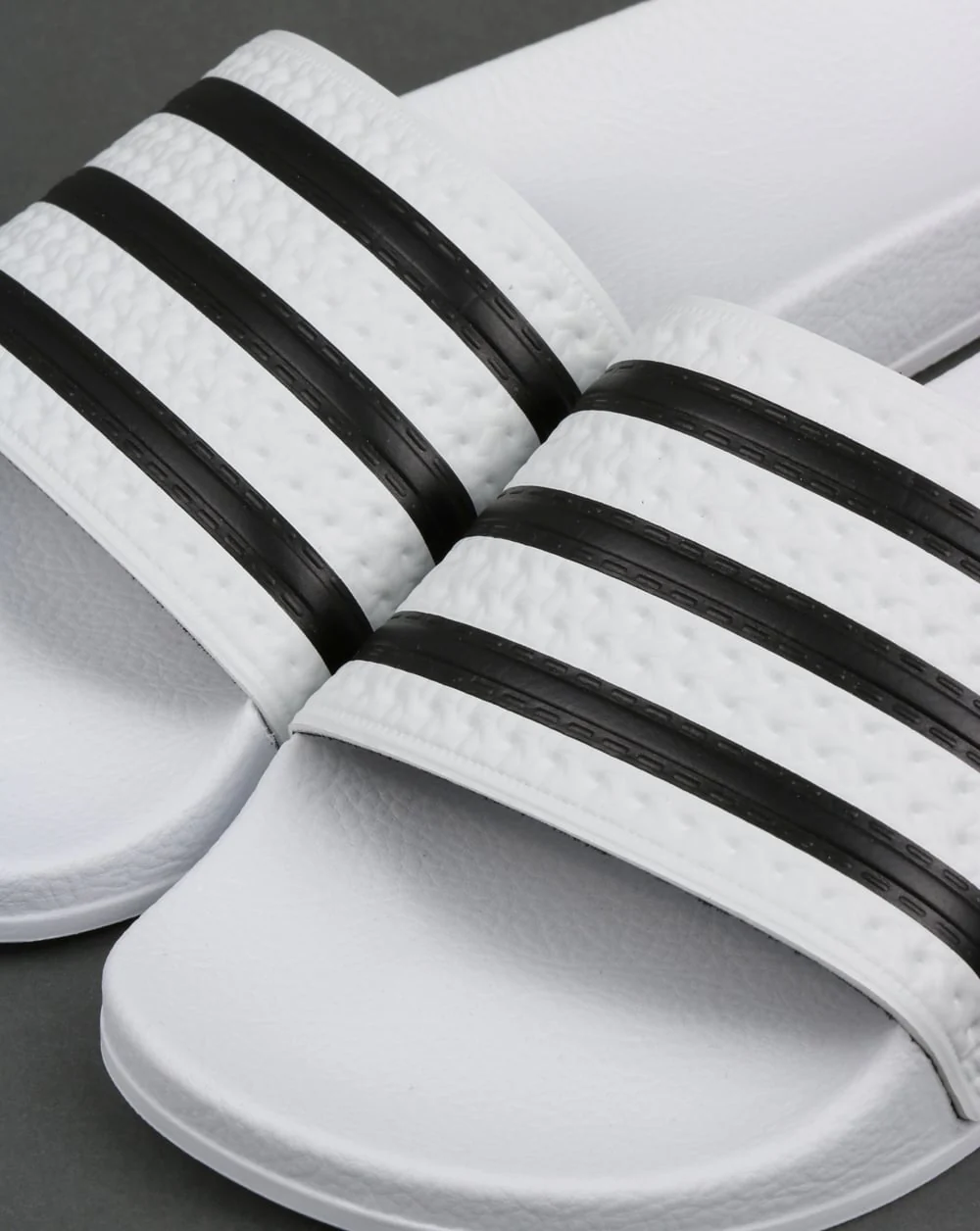 Adidas Adilette Sliders White/Black - Image 2