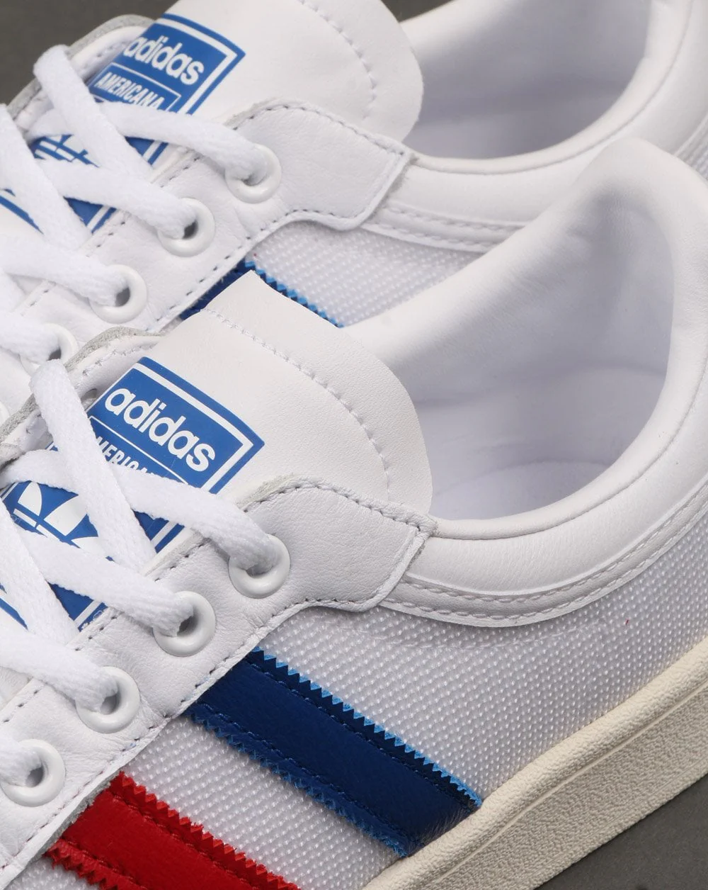 Adidas Americana Low Trainers White/Royal/Red - Image 4