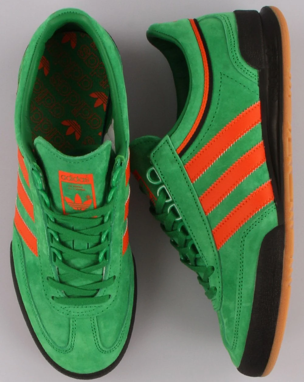 Adidas Atlantic Mk II Trainers Green/Orange - Image 3