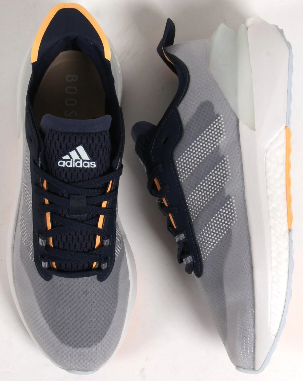 Adidas Avryn Trainers Shadow Navy/Acid Orange - Image 4