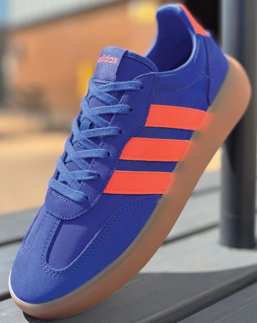Adidas Barreda Decode Trainers Vibrant Blue Orange - Image 2