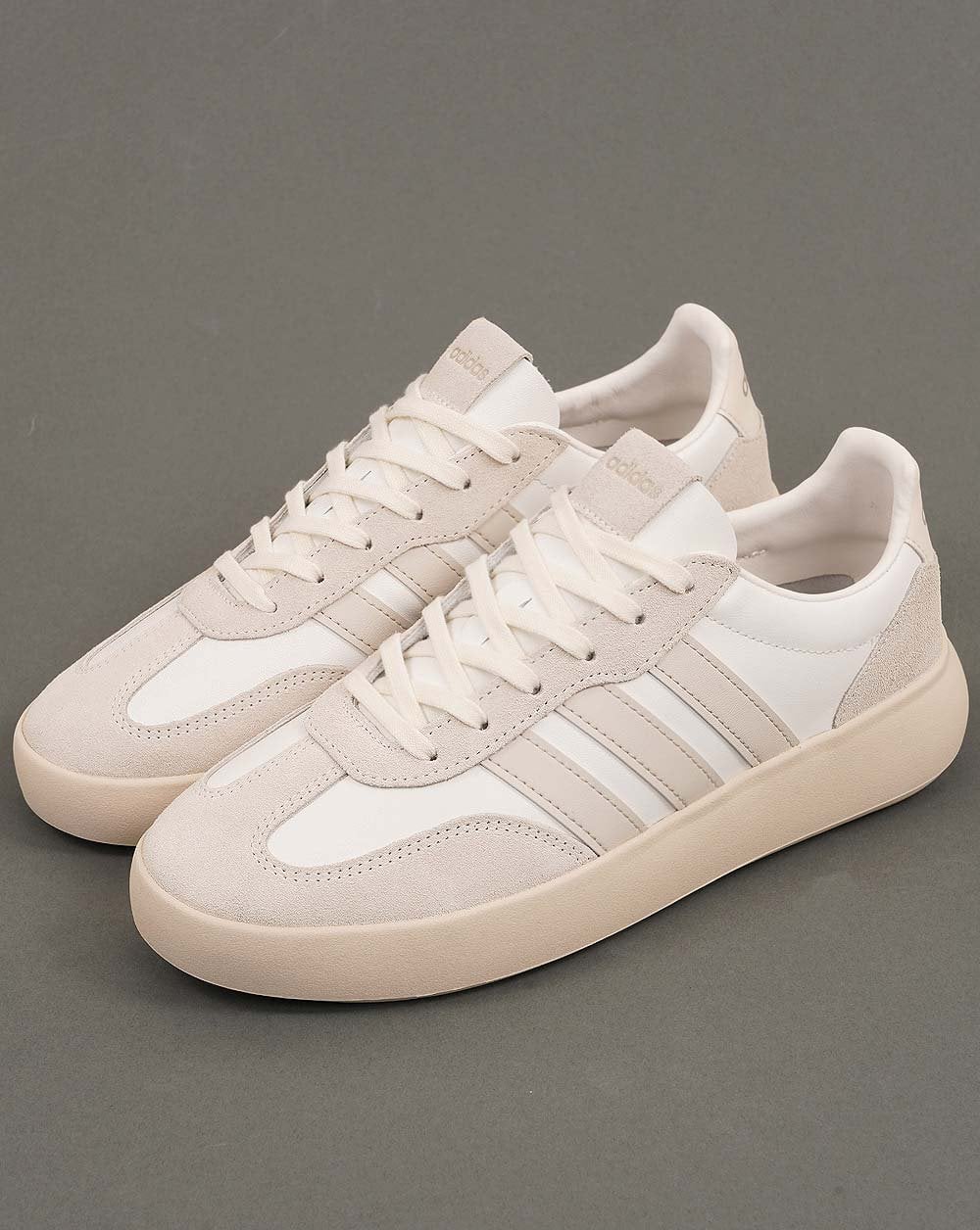 Adidas Barreda Lux Trainers Chalk White leather - Image 5