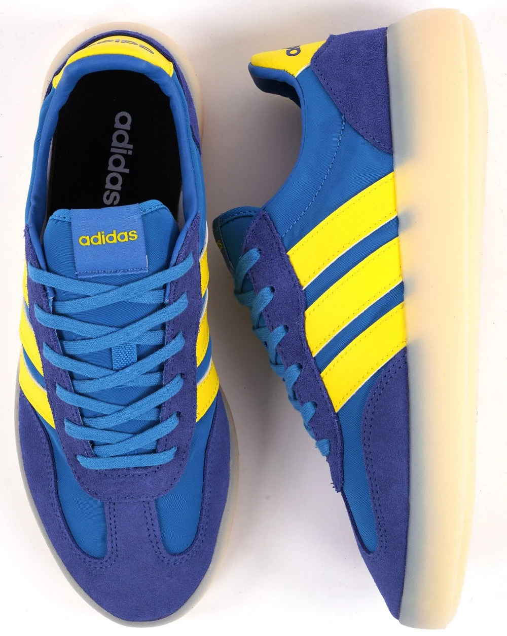 Adidas Barreda Trainers Royal Yellow Ice Sole - Image 5