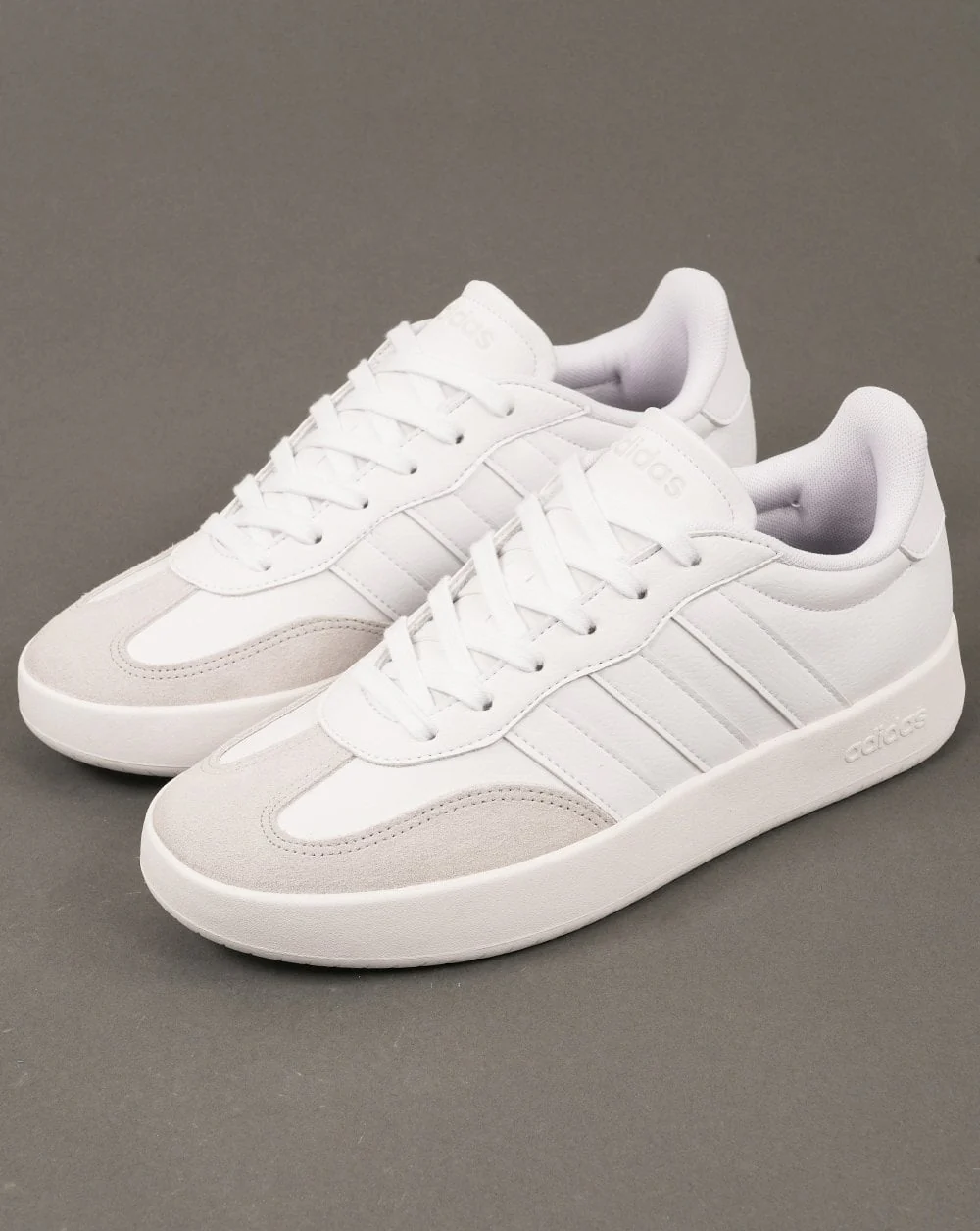 Adidas Barreda Trainers White/Grey - Image 3