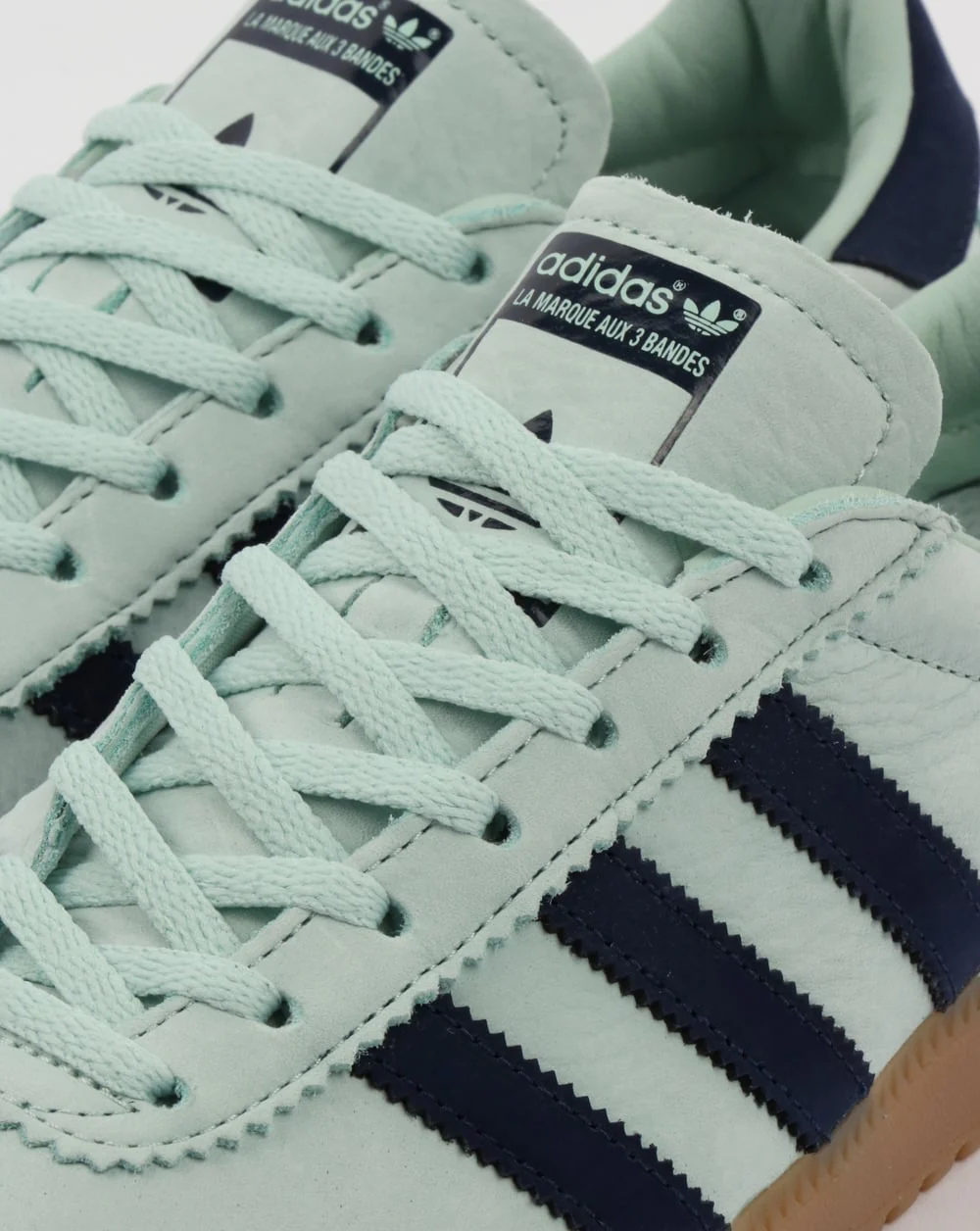 Adidas Bermuda Trainers Ash Green/Navy - Image 4