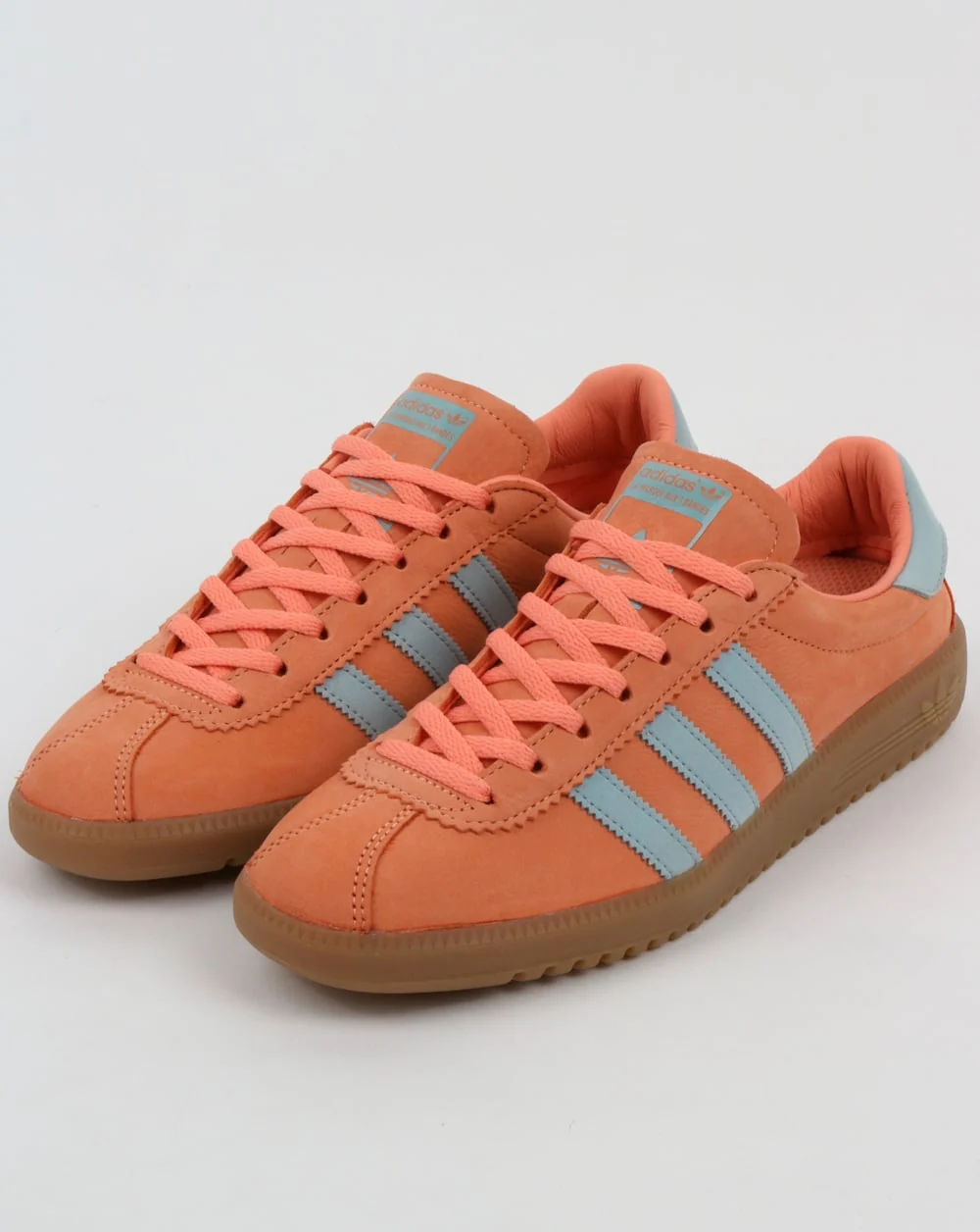 Adidas Bermuda Trainers Coral/Ash Green - Image 3
