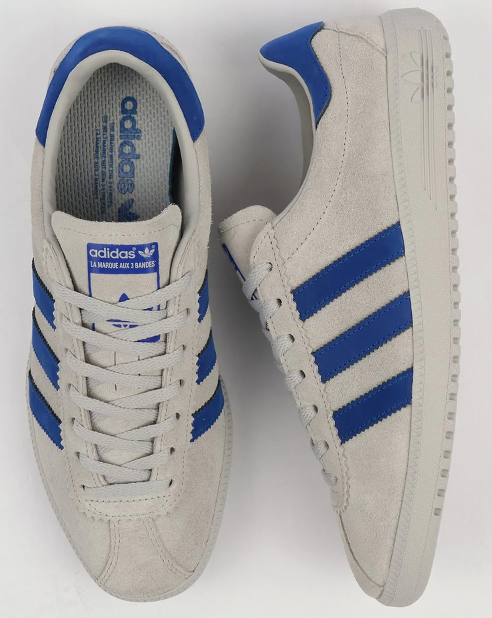 Adidas Bermuda Trainers Grey/Bold Blue - Image 2
