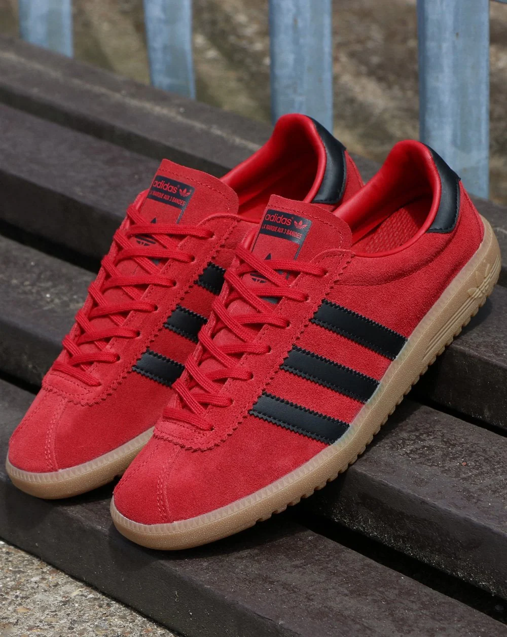 Adidas Bermuda Trainers Red/Black/Gum