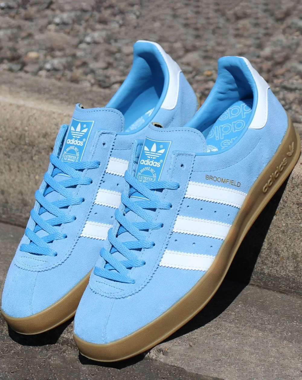 Adidas Broomfield Trainers Sky Blue/White